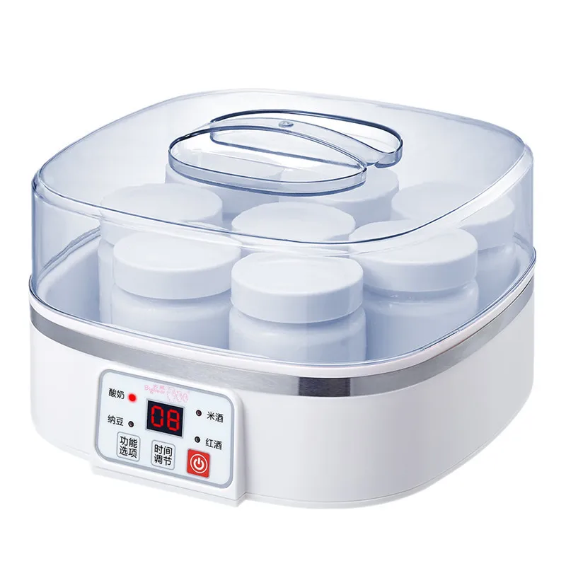 Bigbear DX-199 Fully Automatic Home 1.5L Yogurt Natto Machine Rice Wine Wine Machine Sub-cup Yogurt Maker
Bigbear DX-199 Fully Automatic Home 1.5L Yogurt Natto Machine Rice Wine Wine Machine Sub-cup Yogurt Maker