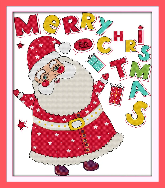 Merry Christmas (2), counted printed on fabric DMC 14CT 11CT Cross Stitch kits,embroidery needlework Sets Home Decor
Merry Christmas (2), counted printed on fabric DMC 14CT 11CT Cross Stitch kits,embroidery needlework Sets Home Decor