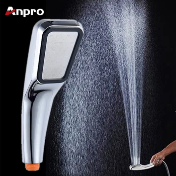 Anpro High Pressure Shower Head 300 Hole Square Handheld Head Shower Water Saving Bathroom Hand Shower Head Filter Showerhead
Anpro High Pressure Shower Head 300 Hole Square Handheld Head Shower Water Saving Bathroom Hand Shower Head Filter Showerhead