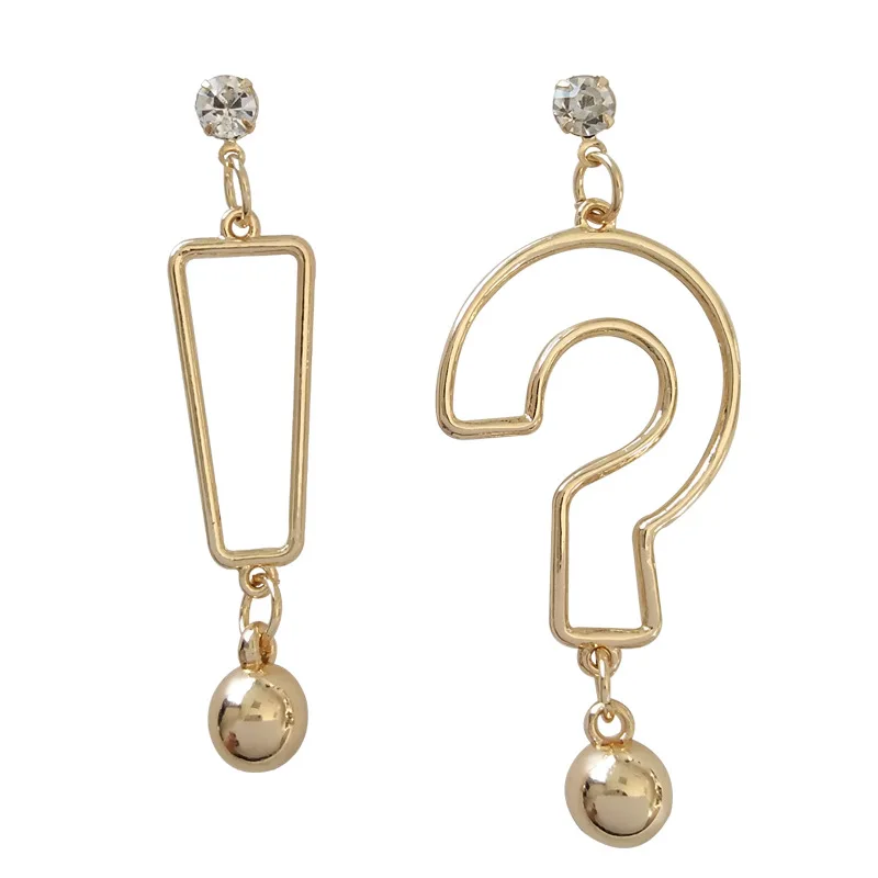 Gold Color Hollow Out Question Mark Exclamation Hook No Hole Earrings Mark Fashion Big Clip Earrings For Women Lady Non Piercing
Gold Color Hollow Out Question Mark Exclamation Hook No Hole Earrings Mark Fashion Big Clip Earrings For Women Lady Non Piercing
