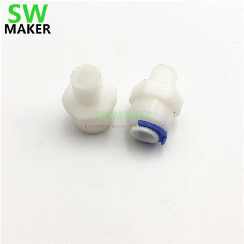 10pcs Reprap bowden coupling 3.0mm filament Plastic pneumatic joint for 4*6mm tube M10 threaded DIY 3D printer
10pcs Reprap bowden coupling 3.0mm filament Plastic pneumatic joint for 4*6mm tube M10 threaded DIY 3D printer