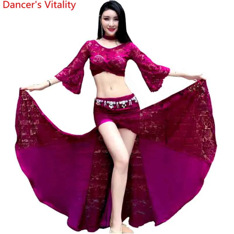 Winter Girls Women Belly Dance Flared Sleeves Top Skirt Competition Dancewear Lady Oriental Indian Dance Slim Fit Clothes Garmen
Winter Girls Women Belly Dance Flared Sleeves Top Skirt Competition Dancewear Lady Oriental Indian Dance Slim Fit Clothes Garmen