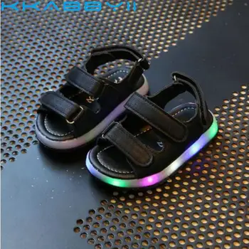 New Summer Kids Led Glowing Sandals Boys Girls Sport Casual Light Shoes Children Baby Flat Shoes Kids Beach Leather Sandals
New Summer Kids Led Glowing Sandals Boys Girls Sport Casual Light Shoes Children Baby Flat Shoes Kids Beach Leather Sandals