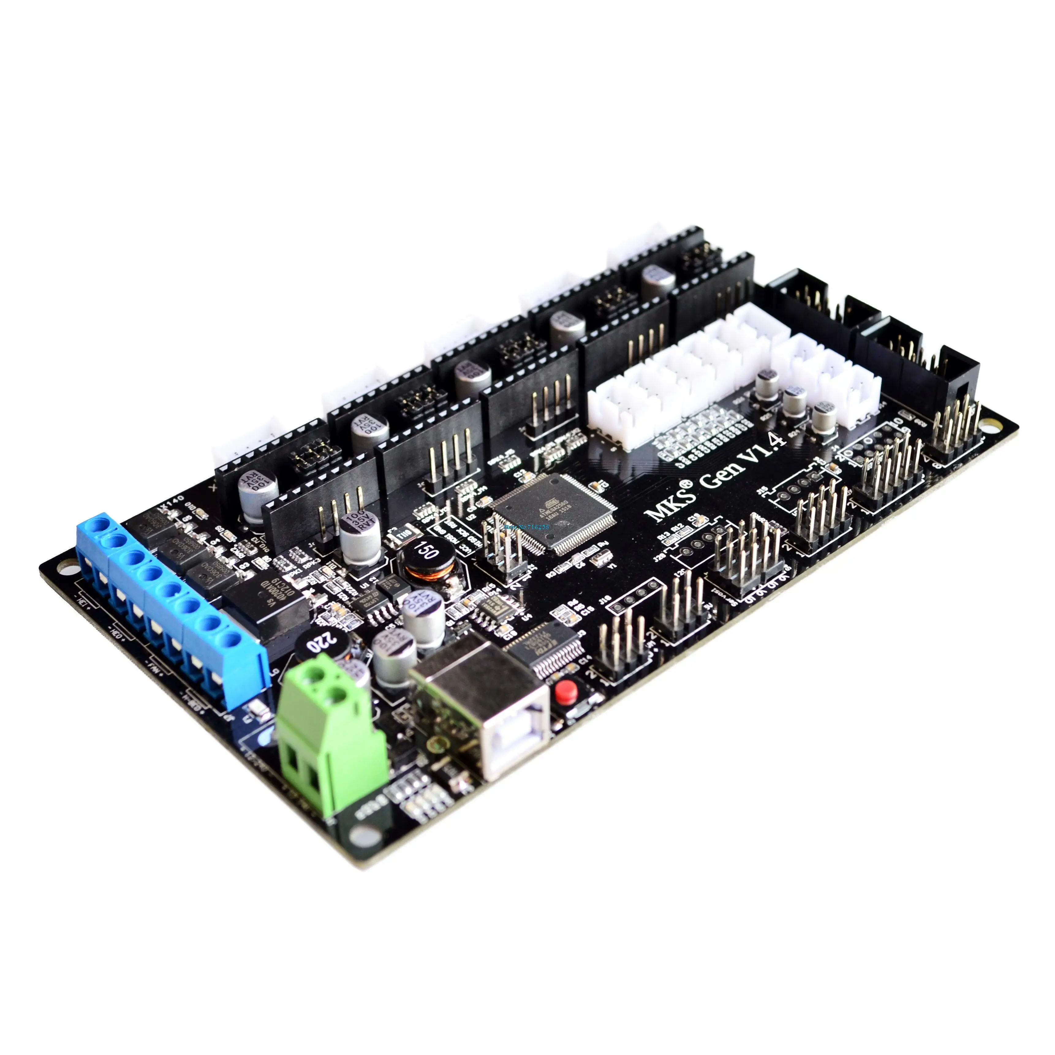 New Version!! MKS Gen V1.4 3D printer control board Mega 2560 R3 motherboard RepRap Ramps1.4 compatible, with USB
New Version!! MKS Gen V1.4 3D printer control board Mega 2560 R3 motherboard RepRap Ramps1.4 compatible, with USB