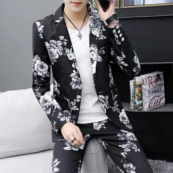 Mens 2 Piece Suit Notched Lapel Sport Coat Floral One Button Slim Fit Tweed Suit
Mens 2 Piece Suit Notched Lapel Sport Coat Floral One Button Slim Fit Tweed Suit