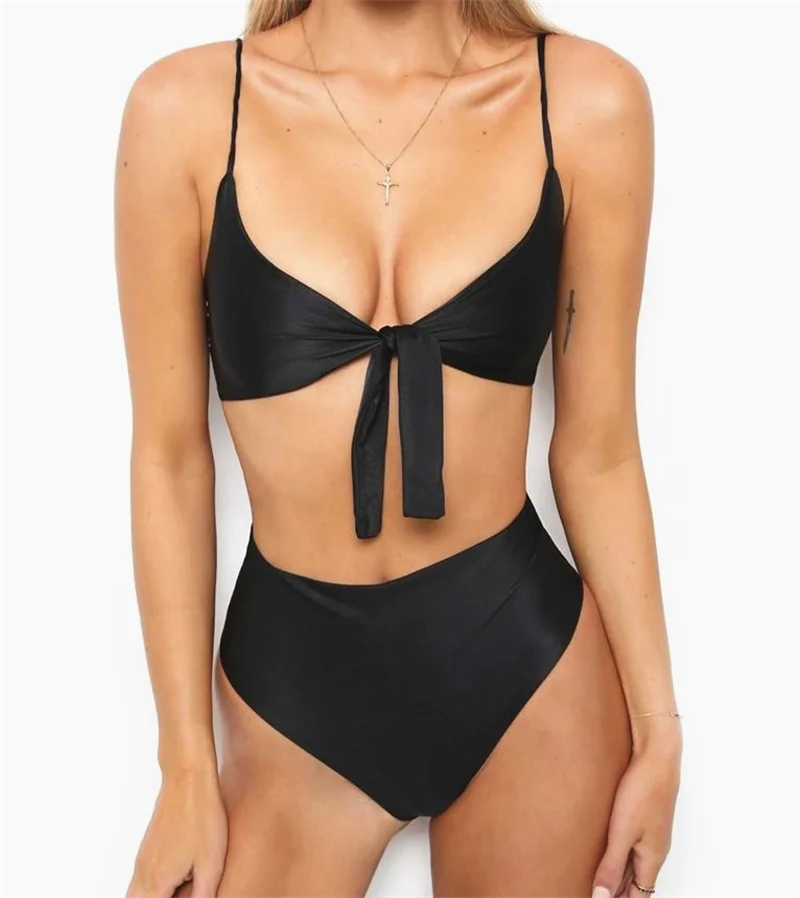 2019 Bandage Bikini High Waist Cut Straps Bralette Swimsuit Women Bathing Suit Solid Colour Black Yellow Two Pieces Swimmear
2019 Bandage Bikini High Waist Cut Straps Bralette Swimsuit Women Bathing Suit Solid Colour Black Yellow Two Pieces Swimmear