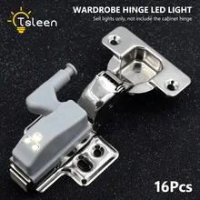 Bedroom Furniture Doors Promotion For Promotional Universal 8 16pcs 0 2w Led Hinge Night Light Inner Cabinet Wardrobe Cupboard Induciton Door Kitchen Bedroom Lighting Lamp