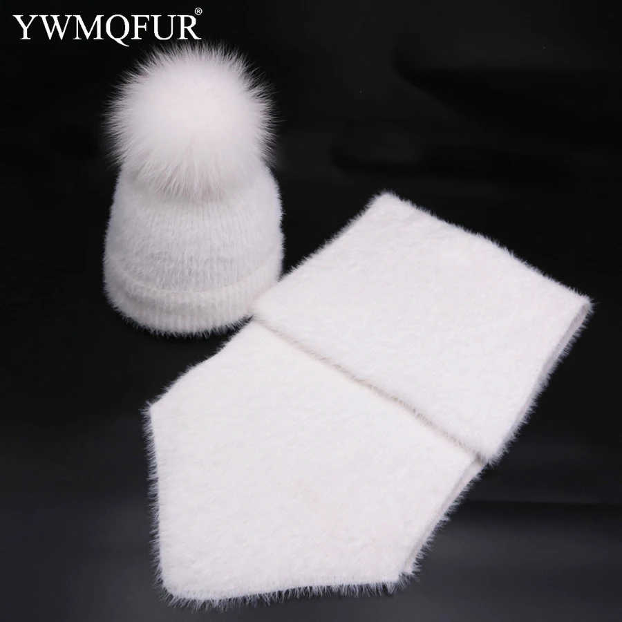 New Arrival Vintage Warm Fur Women Hat Scarf Set Winter Thickening Knitted Imitation Mink Fur Beanies Lady Caps Female Scarves
New Arrival Vintage Warm Fur Women Hat Scarf Set Winter Thickening Knitted Imitation Mink Fur Beanies Lady Caps Female Scarves