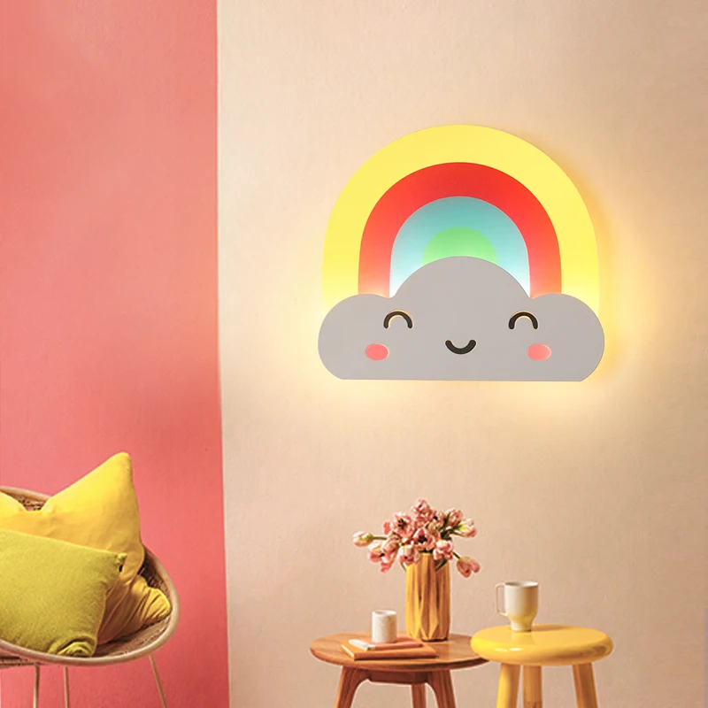 Children's room wall lamp Modern minimalist bedroom Nordic personality creative led bedside lamp cartoon room wall lights
Children's room wall lamp Modern minimalist bedroom Nordic personality creative led bedside lamp cartoon room wall lights