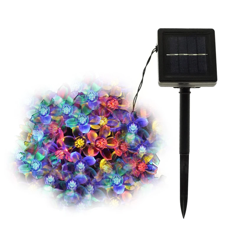 Solar String Lights, 22ft 50 LED Waterproof Cherry Blossom Solar Flower String Lights for Indoor/Outdoor,Patio,Garden,Xmas
Solar String Lights, 22ft 50 LED Waterproof Cherry Blossom Solar Flower String Lights for Indoor/Outdoor,Patio,Garden,Xmas