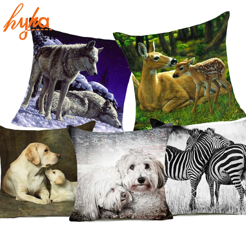 Hyha Affection Polyester Cushion Cover Schnauzer Family Affection Labrador Wolf Home Decorative Pillows Cover for Sofa Cojines
Hyha Affection Polyester Cushion Cover Schnauzer Family Affection Labrador Wolf Home Decorative Pillows Cover for Sofa Cojines