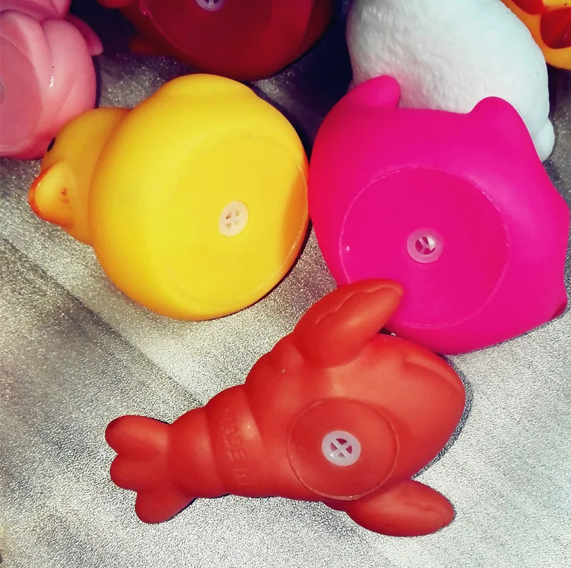 13 шт./лот Детские Игрушки для ванны животные резиновая утка Детская водная