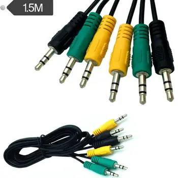 LBSC 3X3.5mm (1/8") TRS Male Plug to 3X3.5mm (1/8") TRS Male Plug Stereo Audio cable 1.5m
LBSC 3X3.5mm (1/8") TRS Male Plug to 3X3.5mm (1/8") TRS Male Plug Stereo Audio cable 1.5m