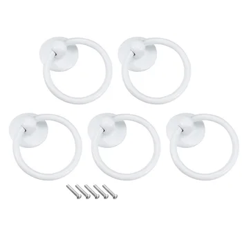 Uxcell Hot High Quality 5 PCS 52mmx43mm Iron Spray-Paint Home Furniture Cupboard Drawer Box Case Ring Pull Handle Black White
Uxcell Hot High Quality 5 PCS 52mmx43mm Iron Spray-Paint Home Furniture Cupboard Drawer Box Case Ring Pull Handle Black White