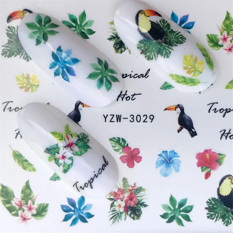 YWK 1sheets New Nail Art Stickers Letters/Crows/Leaves/Colored Flowers Water Transfer Wraps Foils Patch Decorations Tools
YWK 1sheets New Nail Art Stickers Letters/Crows/Leaves/Colored Flowers Water Transfer Wraps Foils Patch Decorations Tools