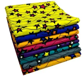 6 Yards/lot Top sale multi color african real wax with stars design batik wax fabric for clothes LB1
6 Yards/lot Top sale multi color african real wax with stars design batik wax fabric for clothes LB1