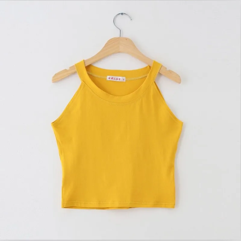 2019 new Summer Women Slim Halter Camisole Tops Female Bodycon Women Tanks tops Sleeveless Basic Solid T shirts
2019 new Summer Women Slim Halter Camisole Tops Female Bodycon Women Tanks tops Sleeveless Basic Solid T shirts