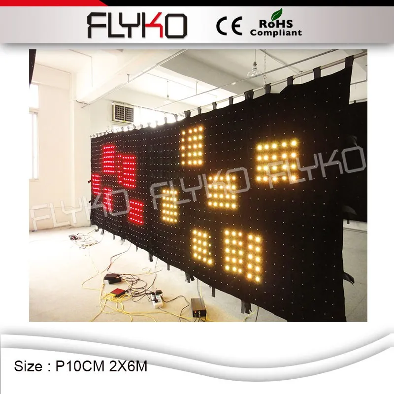 Cheap price factory sales flexible led video wall led background display p100mm 2x6m
Cheap price factory sales flexible led video wall led background display p100mm 2x6m