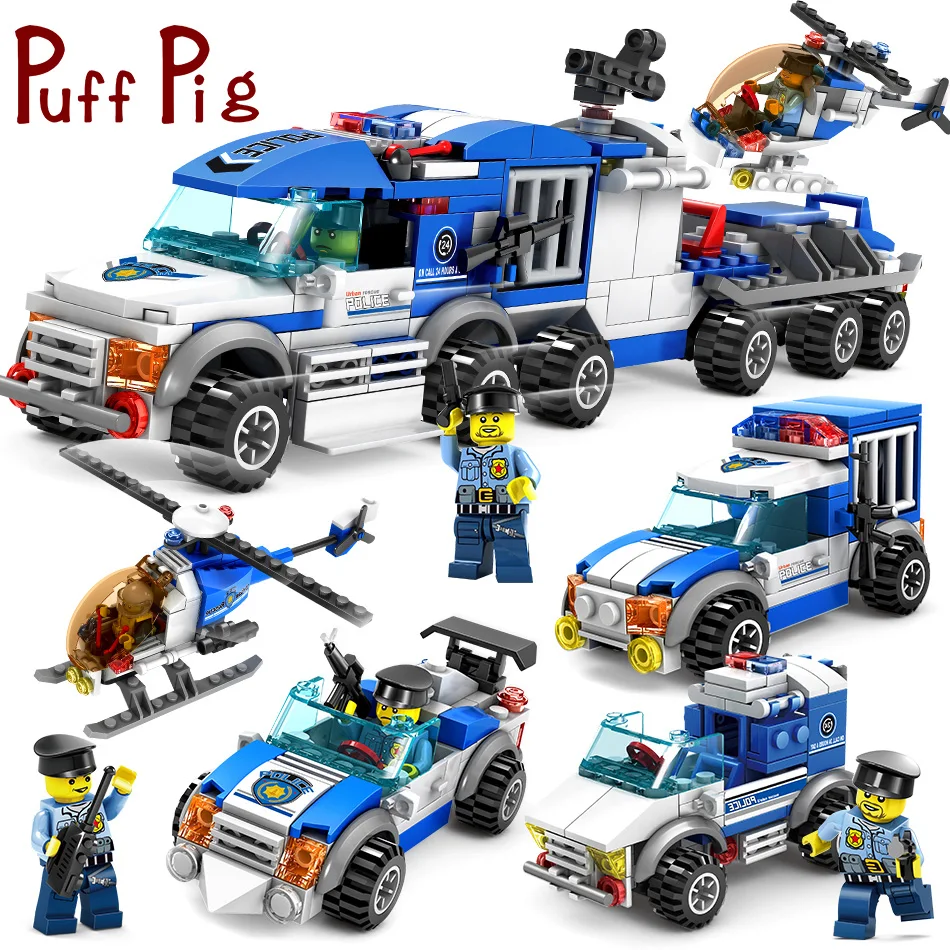 legorreta City Police Cars Trucks Helicopter Model Building Blocks Set Zabawki Juguetes City Figures Weapon Toys For Children
legorreta City Police Cars Trucks Helicopter Model Building Blocks Set Zabawki Juguetes City Figures Weapon Toys For Children