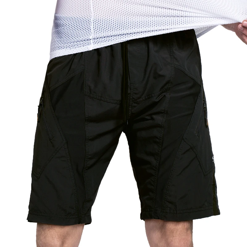 

Шорты Santic мужские для велоспорта, свободное нижнее белье с 3D подкладкой Coolmax, для горных велосипедов, фитнеса