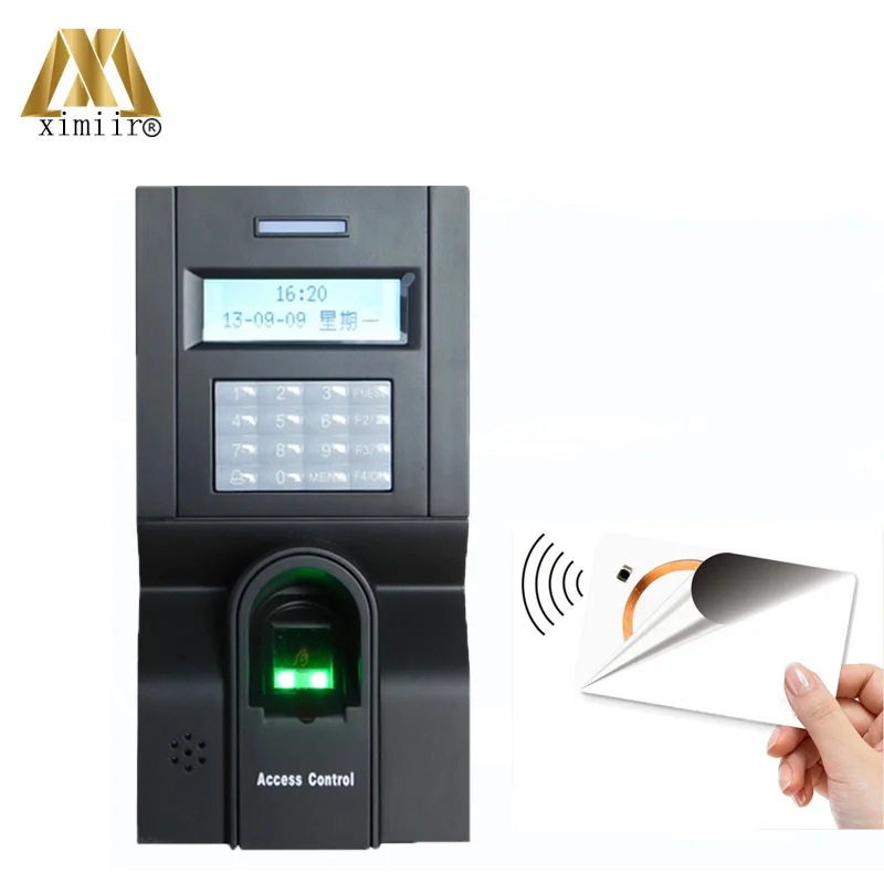 

ZK F8 Fingerprint Time Attendance And Access Control With 13.56MHz MF Card Reader TCP/IP Biometric Door Access Controller System