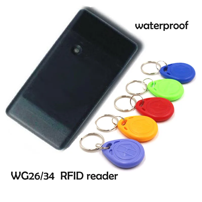 125KHz RFID ID Card Reader EM ID Card Reader 9-15V Proximity Reader For Door Access Control System with Wiegand 26
125KHz RFID ID Card Reader EM ID Card Reader 9-15V Proximity Reader For Door Access Control System with Wiegand 26