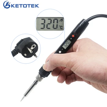 Soldering Iron 80W 220V Electric Portable Soldering Gun with LCD Indicator Hot Iron Welding High Quality Heating Tool
Soldering Iron 80W 220V Electric Portable Soldering Gun with LCD Indicator Hot Iron Welding High Quality Heating Tool