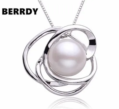 REAL PEARL Fashion Freshwater Pearl Pendant with Necklace Chain 9-10mm Pearl Size 4 Color
REAL PEARL Fashion Freshwater Pearl Pendant with Necklace Chain 9-10mm Pearl Size 4 Color