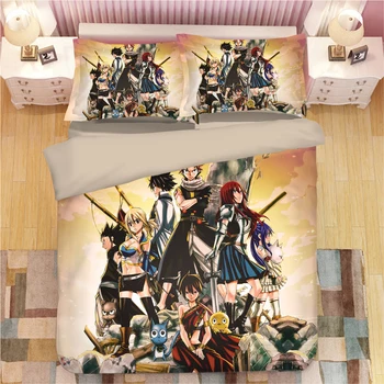 FAIRY TAIL Bedding Set Cartoon anime Duvet Covers Pillowcases Children Anime Comforter Bedding Sets bed linen bedclothes bed set
FAIRY TAIL Bedding Set Cartoon anime Duvet Covers Pillowcases Children Anime Comforter Bedding Sets bed linen bedclothes bed set