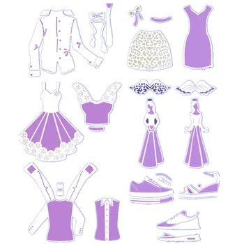 Dress Vest Shirt Tie Shoes Sandals Set Metal Cutting Dies for DIY Scrapbooking Albums Papers Cards Making Decorative Crafts 2019
Dress Vest Shirt Tie Shoes Sandals Set Metal Cutting Dies for DIY Scrapbooking Albums Papers Cards Making Decorative Crafts 2019