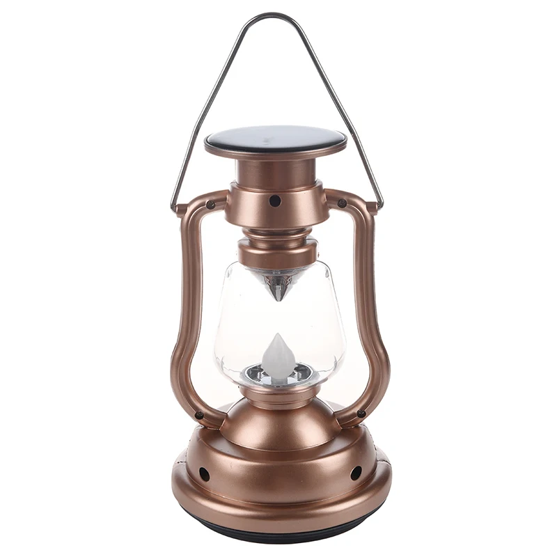 Bronzed Solar Power Lantern Lamp lights Outdoor Hand Crank 7 LED Bright Garden Light
Bronzed Solar Power Lantern Lamp lights Outdoor Hand Crank 7 LED Bright Garden Light