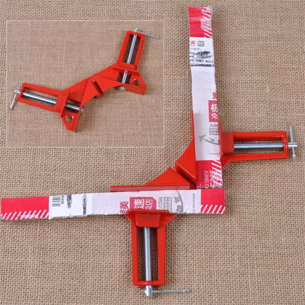 90 Degree Right Angle Miter Corner Clamp 3" capacity Picture Frame Holder Woodwork
90 Degree Right Angle Miter Corner Clamp 3" capacity Picture Frame Holder Woodwork