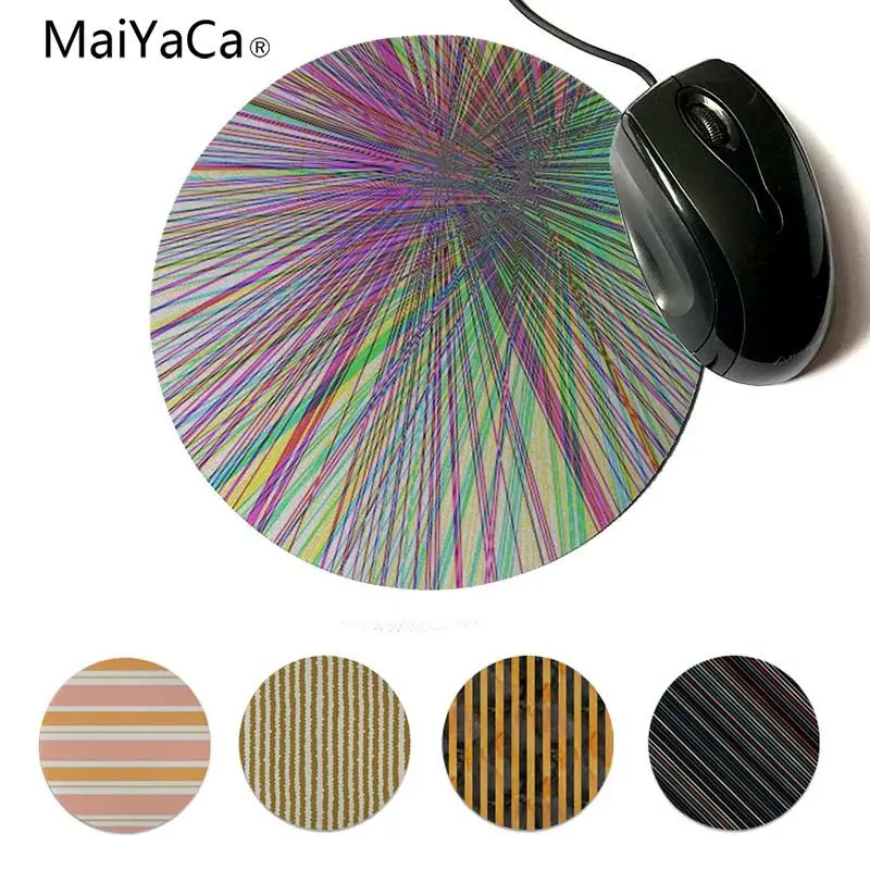 MaiYaCa New Arrivals Threads of stripe Gamer Speed Mice Retail Small Rubber Mousepad 20x20cm 22x22cm diameter round mouse pad
MaiYaCa New Arrivals Threads of stripe Gamer Speed Mice Retail Small Rubber Mousepad 20x20cm 22x22cm diameter round mouse pad