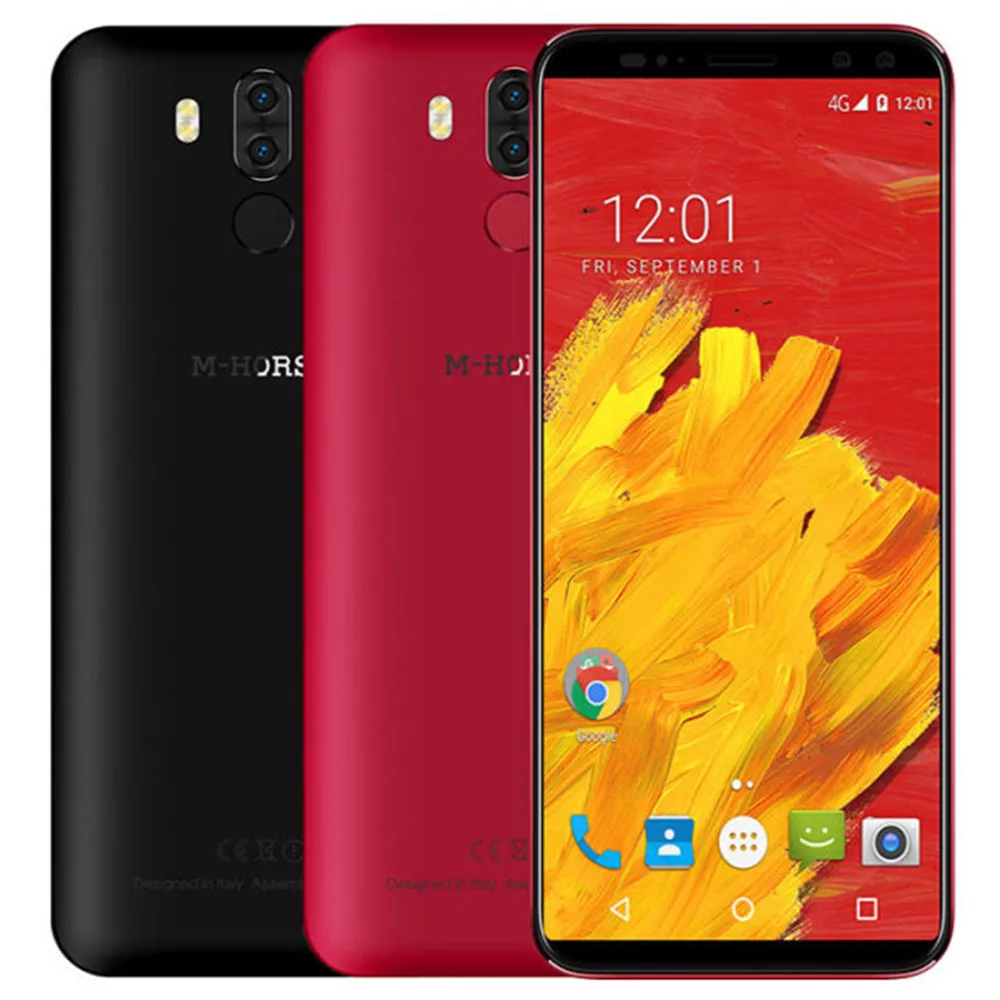 М лошадь чистый 3 мобильного телефона 5 7 "HD + 18:9 Android 1 MTK6763 Octa Core 4 ГБ 64 4000 мАч 13MP