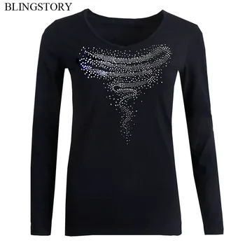 BLINGSTORY Autumn V Neck Long Sleeve Diamond Bead Tops Tees Plus Size T Shirt S-6XL Drop-shipping
BLINGSTORY Autumn V Neck Long Sleeve Diamond Bead Tops Tees Plus Size T Shirt S-6XL Drop-shipping