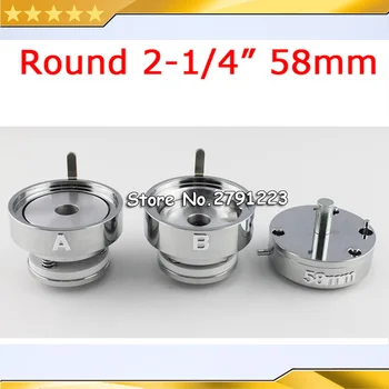 Round 2-1/4"(58mm) Interchangeable Die Mould for New Pro Badge Machine Button Maker both Fit N3&N4 Button Machine
Round 2-1/4"(58mm) Interchangeable Die Mould for New Pro Badge Machine Button Maker both Fit N3&N4 Button Machine