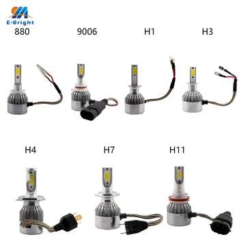 YM-E-Bright 1Set(2pcs) H1 H3 H4 9005 9006 H7 H8 H11 880 881 C6 COB 36W LED Car Headlight DC 12V 24V Headlamp Auto Headlights
YM-E-Bright 1Set(2pcs) H1 H3 H4 9005 9006 H7 H8 H11 880 881 C6 COB 36W LED Car Headlight DC 12V 24V Headlamp Auto Headlights