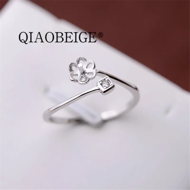 QIAOBEIGE 2019 new arrival 925 pearl ring jewelry findings components pearl charming ring empty holder for women best gift
QIAOBEIGE 2019 new arrival 925 pearl ring jewelry findings components pearl charming ring empty holder for women best gift