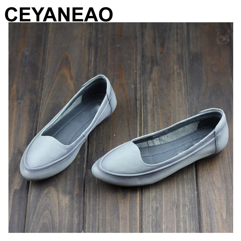 CEYANEAO Women's Shoes Flat Pointed Toe Slip on Ballet Flats 100% Genuine Leather Ladies Flat Shoes Female Footwear (8065-1)
CEYANEAO Women's Shoes Flat Pointed Toe Slip on Ballet Flats 100% Genuine Leather Ladies Flat Shoes Female Footwear (8065-1)