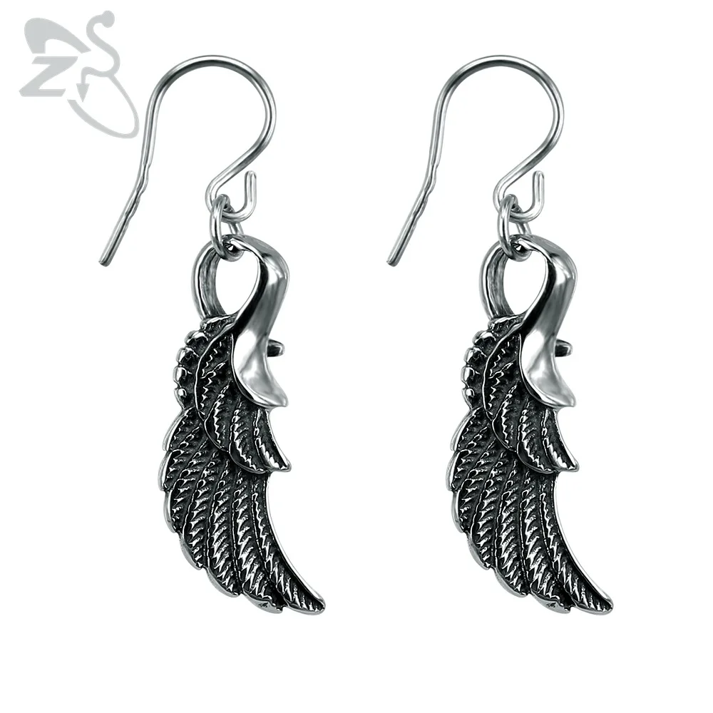 Silver Wings Drop Long Earrings Punk 316L Stainless Steel Bijoux Hanging Earring Cartilage Piercing Ears For Women Man Jewellry
Silver Wings Drop Long Earrings Punk 316L Stainless Steel Bijoux Hanging Earring Cartilage Piercing Ears For Women Man Jewellry