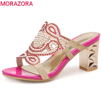 MORAZORA 2020 new women sandals fashion mixed color summer shoes big size 33-46 elegant Pearl comfortable square heel shoes
MORAZORA 2020 new women sandals fashion mixed color summer shoes big size 33-46 elegant Pearl comfortable square heel shoes