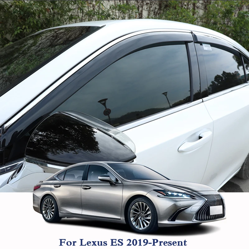 For Lexus ES 2019-Present Car Styling Awnings Shelters 4pcs/lot Window Visors Sun Rain Shield window trim Stickers Covers
For Lexus ES 2019-Present Car Styling Awnings Shelters 4pcs/lot Window Visors Sun Rain Shield window trim Stickers Covers