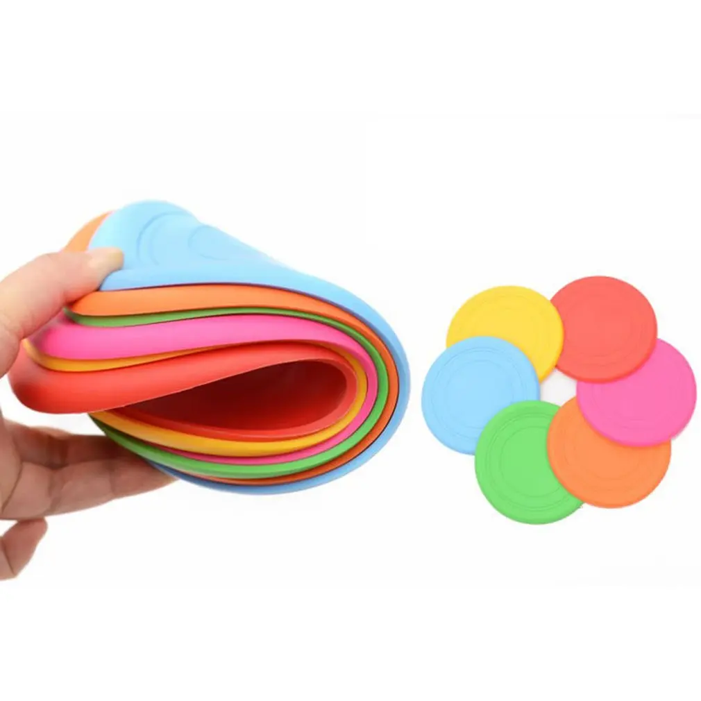 Soft Silicone Throw Catch Disk Safety Flying Saucer Fun Outdoor Dog Toys Pet Sports Disc Comfortable Pet Supplies
Soft Silicone Throw Catch Disk Safety Flying Saucer Fun Outdoor Dog Toys Pet Sports Disc Comfortable Pet Supplies
