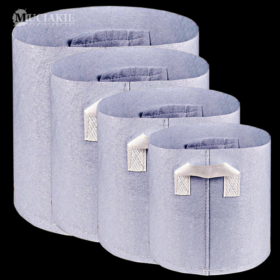 MUCIAKIE Tree Root Control Bags Non Woven Fabric Flowers Tree Seedling Bags Planting Grow Green Bag Container Pots Garden
MUCIAKIE Tree Root Control Bags Non Woven Fabric Flowers Tree Seedling Bags Planting Grow Green Bag Container Pots Garden