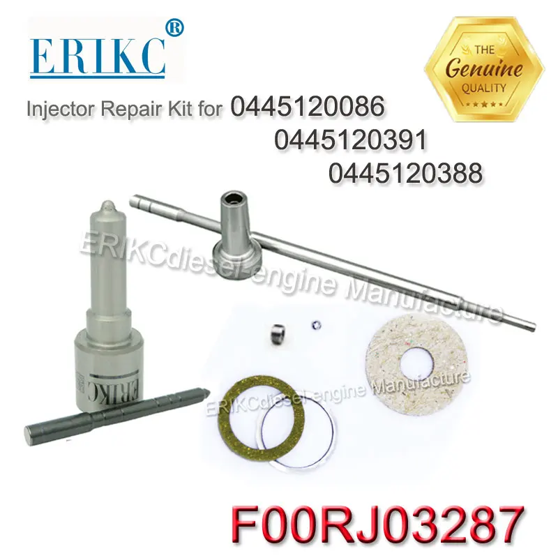 ERIKC Nozzle DLLA145P1655 engine repair kit F OOR J03 287 Genuine overhaul kit FOORJ03287 for 0445120086 0445120388
ERIKC Nozzle DLLA145P1655 engine repair kit F OOR J03 287 Genuine overhaul kit FOORJ03287 for 0445120086 0445120388