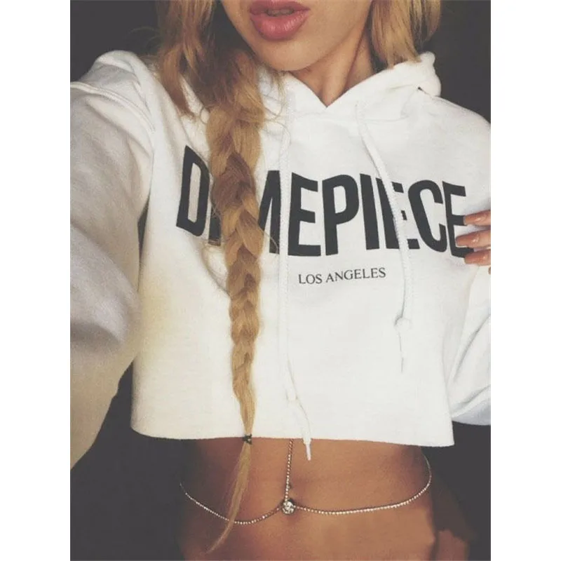 2018 New Casual Cropped Hoodies Women Sweatshirt Crop Top Jumper Hooded Letter Pullover Tops Coat Sweatshirts
2018 New Casual Cropped Hoodies Women Sweatshirt Crop Top Jumper Hooded Letter Pullover Tops Coat Sweatshirts