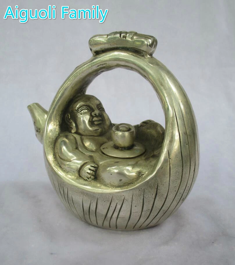 Art collection old chinese handmade tibet silver sleeping maitreya tea pot/metal teapot craft for home decoration
Art collection old chinese handmade tibet silver sleeping maitreya tea pot/metal teapot craft for home decoration
