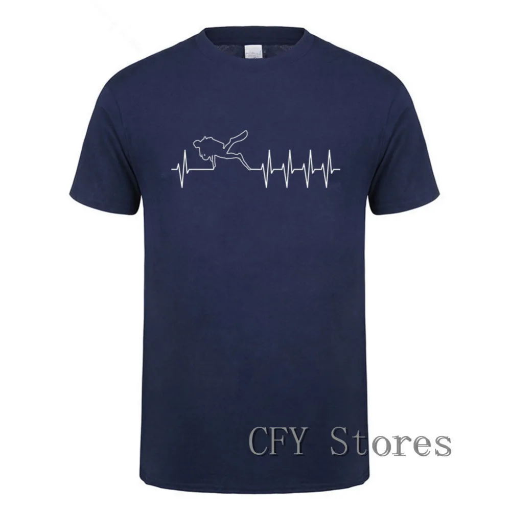 2018 New Mens T Shirts Pulse diving heartbeat Pulse Shirt 100% Cotton Brand New Comfortable All teen boys T-Shirts
2018 New Mens T Shirts Pulse diving heartbeat Pulse Shirt 100% Cotton Brand New Comfortable All teen boys T-Shirts