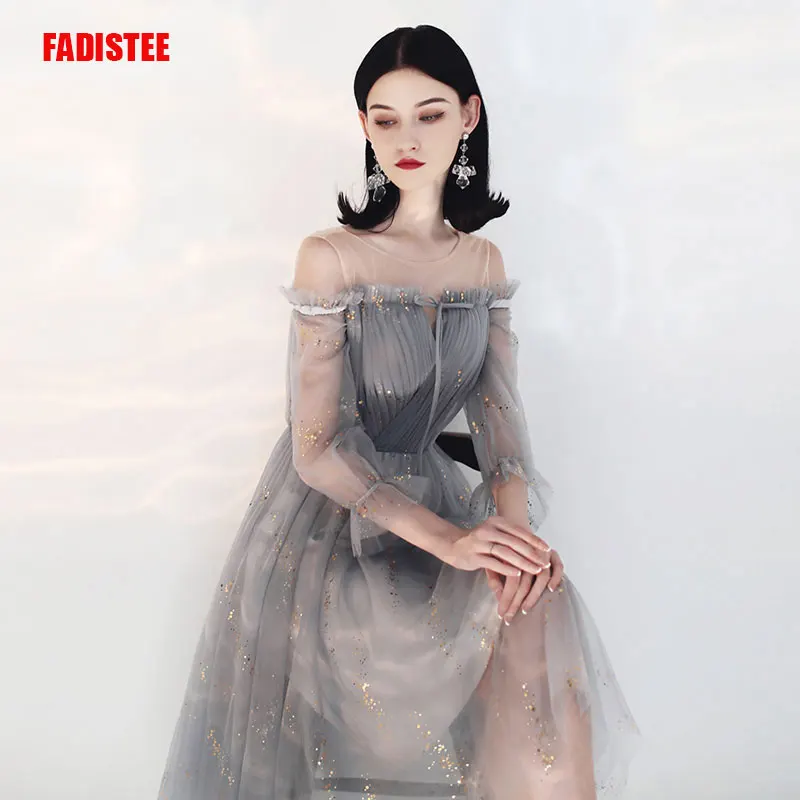 FADISTEE New arrival evening prom party dresses Vestido de Festa vestido de noiva boho formal soft tulle pleat robe de soiree
FADISTEE New arrival evening prom party dresses Vestido de Festa vestido de noiva boho formal soft tulle pleat robe de soiree