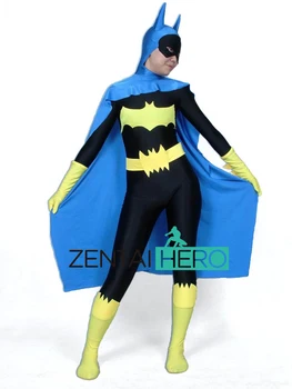 Free Shipping DHL Adult Woman's Batgirl Superhero Costume Black&Blue Lcra Spandex Cosplay Halloween Zentai Suit Z29
Free Shipping DHL Adult Woman's Batgirl Superhero Costume Black&Blue Lcra Spandex Cosplay Halloween Zentai Suit Z29